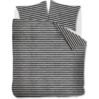 Ariadne at Home Housse de Couette Ariadne at Home Knit Stripes Noir Blanc Coton-240 x 220 cm | Lits-Jumeaux