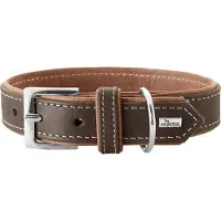 Hunter collier Porto, marron foncé/cognac (35, Chien)