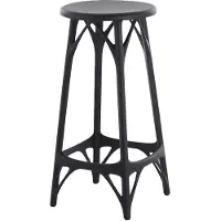 Kartell A.I. Tabouret Léger - Lot de 2 H 65 cm | Black