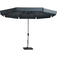 Madison Parasol Syros 350 cm Rond Gris PAC6P014
