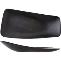 COSY&TRENDY Blackstone - Assiettes plates - 29x15.5cm - Porcelaine - (Lot de 6)