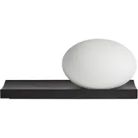 Woud Lampe de Table , Blanc, Salon / séjour, Verre