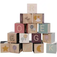 Filibabba Blocs Empilables - Bois - - UneTaille - Blocs Empilables