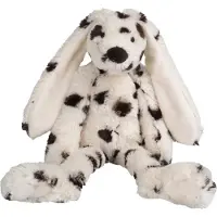 Happy horse Doudou lapin Richie 38cm - Special Edition - blanc/marron - Peluche bébé