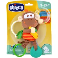 Chicco Baby Senses Monkey jouet de dentition avec hochet 1 pcs