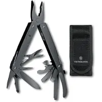 Victorinox Outil multifonctions SwissTool MXBS One-Hand, noir