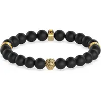 GUESS Bracelet or / noir