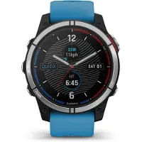 Garmin quatix 7 3,3 cm (1.3") MIP 47 mm Numérique 260 x 260 pixels Écran tactile Bleu Wifi GPS (satellite)
