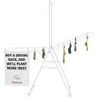 Brabantia HangOn Séchoir à Linge 25 Mètres avec Tringle