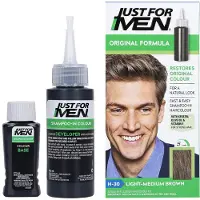 Just for men Shampoo-in Haircolour shampooing colorant pour hommes H30 Light Medium Brown 66 ml