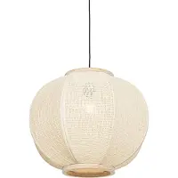 QAZQA Suspension orientale en tissu naturel 48 cm - Rob