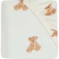 Jollein Drap-Housse Jollein Jersey Teddy Bear-60 x 120 cm