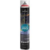 TECHNIMASK Peinture en aérosol - SOPPEC TRACING PRO - Rouge - RAL 3020 - 750 ml