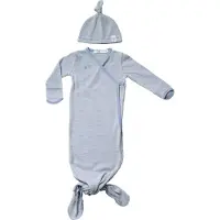 Snoozebaby Sac de couchage et pack en 1 pour bébé Snoozebaby incluant un chapeau bleu frais - 0-3 mois