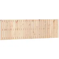 vidaXL Tête de lit murale 185x3x60 cm pin massif