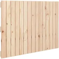 vidaXL Tête de lit murale 95,5x3x60 cm pin massif