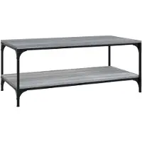 vidaXL Table basse Gris Sonoma 80x50x40 cm Bois composite