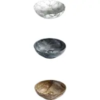 Creavit : Lavabo sur colonne pour lavabo, 41 x 41 x 18 cm