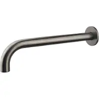 Wiesbaden Caral bec de baignoire rond 30 cm 1/2'' gunmetal PVD 29.7946