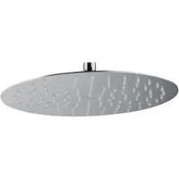 Plieger Napoli hoofddouche rond 20cm 9L/min. geborsteld chroom (9 l/min)