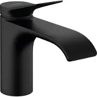 Hansgrohe hansgroheEinhandmischer Waschtisch Vivenis ComfortZone 80 ohne Ablaufgarnitur mattschwarz