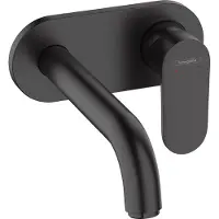 Hansgrohe Mitigeur lavabo encastré mural Vernis Blend Noir mat 71576670