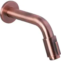 Differnz Muurkraan - Koud Water - Wastafelkraan - 11 cm - rood koper (30.416.03)