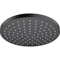 Hansgrohe Douche de tête Vernis Blend, 200 mm, 1 jet, technologie EcoSmart, finition noir mat