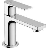 Hansgrohe Rebris E Mitigeur monocommandé pour lavabo 80 CoolStart économiseur deau+ avec vidage, saillie 121 mm, 72587000