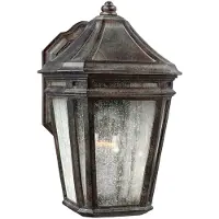 FEISS Elstead Londontowne Applique murale extérieure E27 Châtaignier patiné IP44 Anti-marine