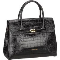 LANCASTER PARIS Sacs à main 'Exotic Croco' noir