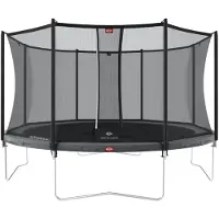 Berg Trampoline BERG Favorit avec filet Comfort 330 cm Gris