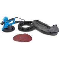 HBM Ponceuse pour murs et plafonds 180 mm - 750 watts avec lampe LED