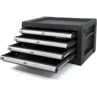 HBM Armoire à outils à 4 tiroirs - NOIR