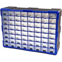 HBM Armoire à tiroirs 64 tiroirs, rangement pour atelier