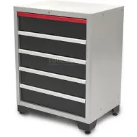 HBM Armoire à outils professionnelle de luxe HBM 5 tiroirs pour équipement d'atelier