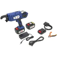 HBM Machine à tresser HBM Profi 12,8 V - 4400 mAh avec 2 batteries