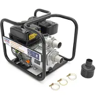 HBM Pompe à eau HBM 196cc. 6,5 CV avec moteur à essence
