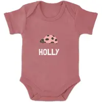 Yoursurprise Body - Imprimé - Manches Courtes - Rose - 9 à 12 mois
