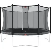 Berg Trampoline BERG Favorit avec filet Comfort 380 cm Gris