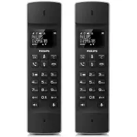 Philips 4000 Series Téléphone sans fil terrestre M4502B/34 Noir 1.6" Design