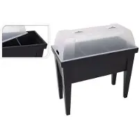 EDM Table Greenhouse 80x40x65 Cm Noir