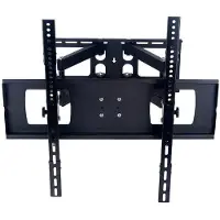 EDM Support Tv Mural 30-65" Fixation Murale Double Bras Orientable Pour écrans 30-65 Pouces. -