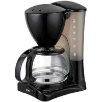 EDM 550w Drip Coffee Maker 6 Cups Noir One Size / EU Plug 220V