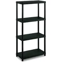 EDM S4 Shelf 4 Shelves Noir