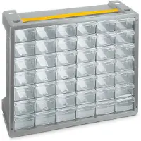 Terry Store-Age Poker Boîte pour petites pièces Gris, Transparent