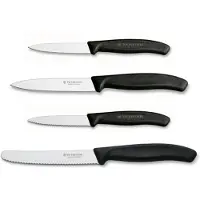 Victorinox Ensemble de Cusine Victorinox Swiss Classic Keukenset Noir (4-Pièces)
