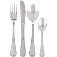 Excellent houseware Bestekset Klassiek - 16 delig - Zilver