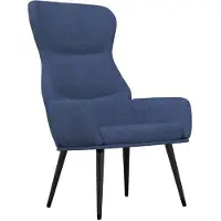 vidaXL Fauteuil relax bleu Tissu