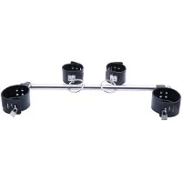 Auxfun Menottes Menottes de cheville Avec barre d'écartement